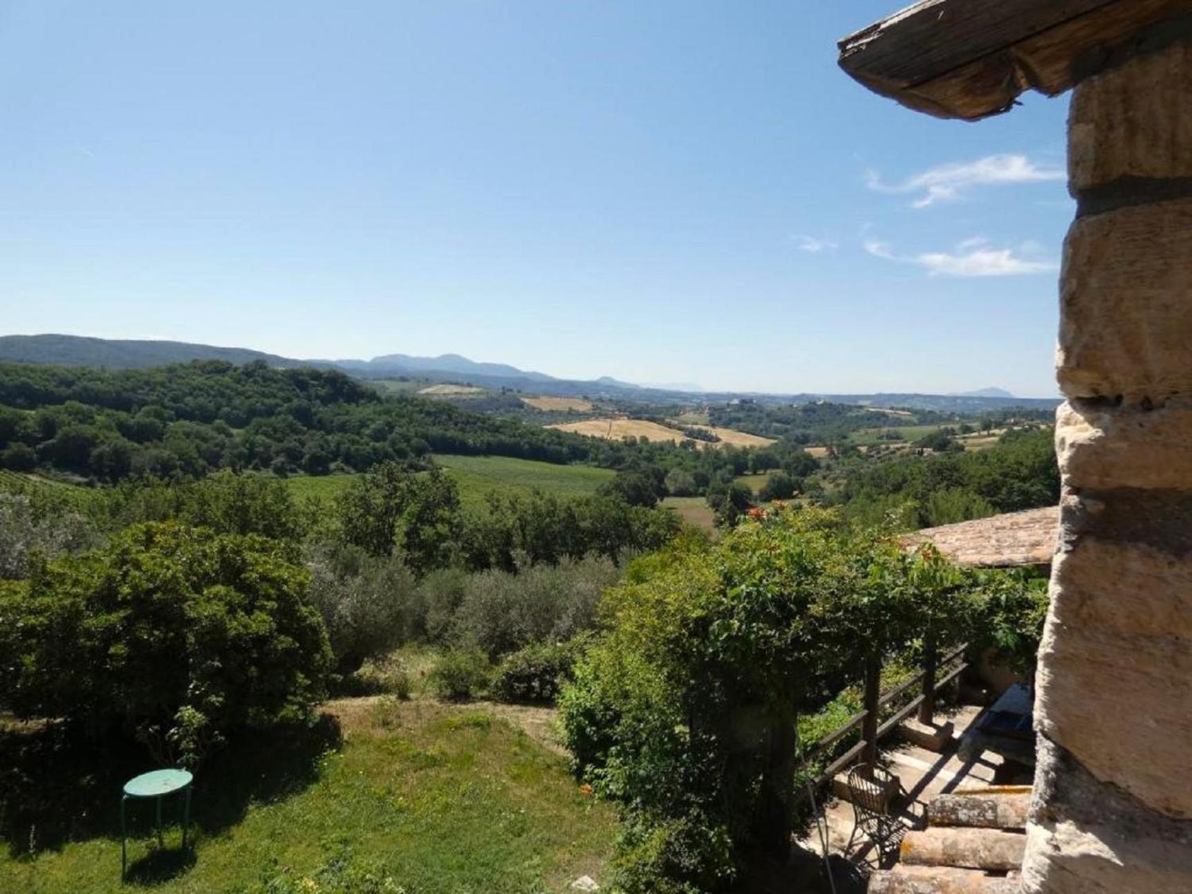 Scappo In Umbria, Il Fienile Villa Fornole Luaran gambar